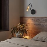  Brilagi - LED fleksibilna zidna lampa MAYA LED/3W/230V 4000K crna/zlatna | Eponuda.com