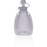 Zopa Silicone Refillable Baby Food Pouch vrećica za ka&amp;scaron;icu 0 m+ Transparent Grey 120 ml Slike