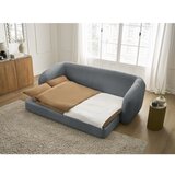 Bobochic Paris Temno siva raztegljiva sedežna garnitura iz šenilje 228 cm Neyo – | Shoptok.si