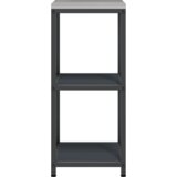 Polica za skladištenje hrane Antracitno siva 60 x 50 x 92 cm | shoptok.hr
