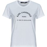 Karl Lagerfeld RSG GLITTER PETITE T-SHIRT Bijela Cijene