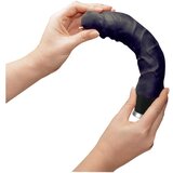 Naravna koža - Vibrator na dodir kože (crni) | shoptok.hr