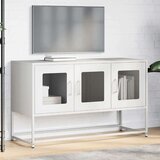 vidaXL TV ormarić bijeli 100,5x39x60,5 cm hladno valjani čelik | shoptok.hr