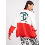 FANCY Sweatshirt-FA-BL-7621.65P-white-red | Shoptok.si