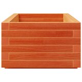  Vrtna sadilica voštano smeđa 110x40x26,5 cm masivna borovina | Eponuda.com