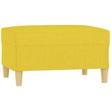  The Living Store Stolček za noge svetlo rumen 70x55x41 cm blago - Stolček Za Noge, (21445375) | Shoptok.si