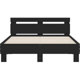  Okvir za krevet s uzglavljem i LED crni 135x190 cm | Eponuda.ba