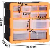  Organizatori s 12 ladica 2 kom 26,5 x 16 x 26 cm | shoptok.hr