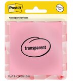  SAMOLJEPLJIV 73X73 MM 36L POST-IT 3M. 600-1TRSPO PROZIRNO ROZI BLISTER | Shoptok.si