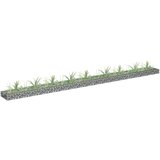 vidaXL Gabionska povišena gredica od pocinčanog čelika 360x30x10 cm Cijene