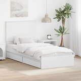  Krevet s od storage Bijelo 90 x 200 cm Konstruirano drvo | shoptok.hr