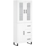  Visoka komoda bijela 69,5x34x180 cm konstruirano drvo | shoptok.hr