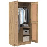 vidaXL Garderobna omara s polico artisian oak 82.5 x 51.5 x 180 cm | Shoptok.si