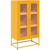 Maison Chic Komoda - Predalnik Gorčično rumena 68x39x123 cm Jeklo, (21716972) Cene