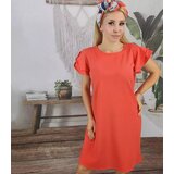 Pri Cotton simple dress with frills | shoptok.hr