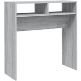 Maison Chic konzolna miza - miza ob steni siva sonoma 78x30x80 cm konstruiran les, (21786440) | Shoptok.si