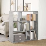 vidaXL Sobna pregrada / regal za knjige sivi 102x29x103,5 cm drveni | shoptok.hr