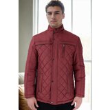 Dewberry M8616 MEN'S COAT-BURGUNDY-1 | shoptok.hr