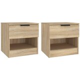vidaXL Nočna omarica 2 kosa sonoma hrast konstruiran les, (20731021) | Shoptok.si