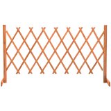  Vrtna rešetkasta ograda narančasta 150 x 80 cm masivna jelovina | shoptok.hr