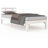  Okvir za krevet od masivnog drva bijeli 90 x 200 cm | Eponuda.com