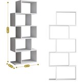 Hanah home Meric - White White Bookshelf Cene