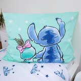 Jerry Fabrics Mentolno zelena enojna bombažna otroška posteljnina 140x200 cm Lilo & Stitch "Buddies" – | Shoptok.si