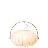 Halo Design 746347 - Visilica na sajli DC 1xE27/40W/230V, Ø 40 cm, bela/hrast | Eponuda.com