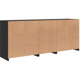  Komoda z LED lučkami črna 162x37x67 cm | Shoptok.si