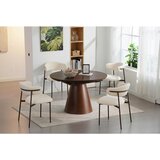 MID.YOU STOL, les, kovina, tekstil bela | Shoptok.si
