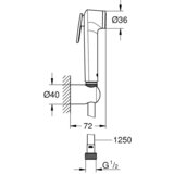 Grohe ročna prha z nosilcem Tempesta-F Trigger Spray 30 26354000 | Shoptok.si