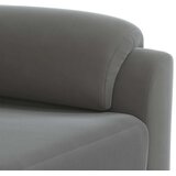  Set sofe 3 pcs Tamnosiva Baršun - Tamnosiva 1-sjedalo + 2-sjedalo (120 cm) + 3-sjedalo | shoptok.hr