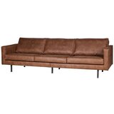 BePureHome Rjava zofa s prevleko iz recikliranega usnja Rodeo, 277 cm | Shoptok.si