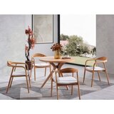 Hanah home lindy - natural natural dining table & chairs set (4 pieces) | ePonuda.com