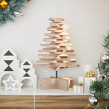  Drveno ukrasno božićno drvce 60 cm od masivne borovine | shoptok.hr