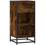  Komoda boja hrasta 35,5x35x76 cm konstruirano drvo i metal | shoptok.hr