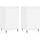 vidaXL Komoda 2 kosa bela 40x35x70 cm inženirski les | Shoptok.si