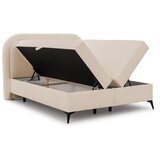 Ropez Bež boxspring krevet s prostorom za odlaganje 160x200 cm Ornes – | shoptok.hr