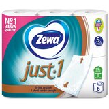 Zewa toalet papir just one 6/1 5sl cene