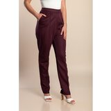 Fenzy Hlače Većih Veličina, Bordo | shoptok.hr