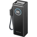 rapid power bank (25000 mah, 170W, 100W kabl) - black