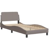  Okvir za krevet bez madraca Hanko smeđesivi 90x190cm od tkanine | shoptok.hr