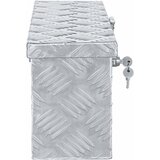 Aluminijska kutija 48,5 x 14 x 20 cm srebrna | shoptok.hr