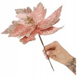 springos BOŽIČNI OKRASEK BETLEHEMSKA ZVEZDA ROZA KONČASTI BLEŠČICE 29 CM BOŽIČ, (21637848) | Shoptok.si