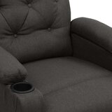  Masažna fotelja na podizanje od tkanine tamnosiva | shoptok.hr