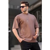 Madmext T-Shirt - Brown - Oversize Cene