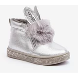 Kesi Silver Mothia children's snow boots with zipper