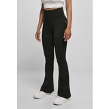 Urban Classics Women's Organic Interlock Bootcut Leggings - Black | shoptok.hr