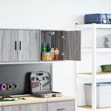 Furnova Garažni stenski kabinet Siv Sonoma inženirski les, (21949712) | Shoptok.si