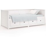  Dnevni ležaj bijeli 75x190 cm od masivne borovine | shoptok.hr
